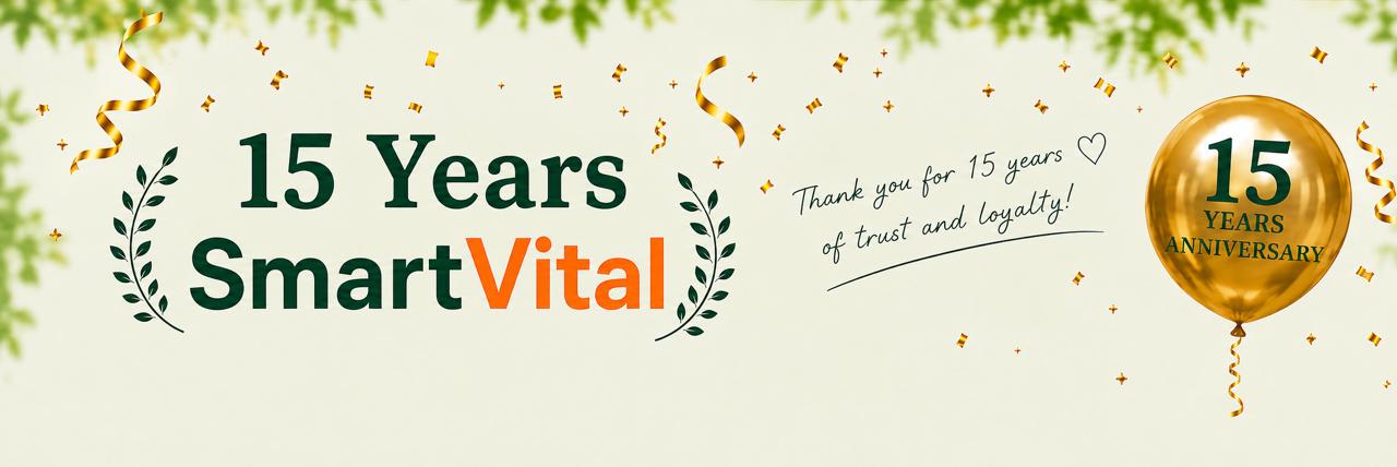 15 Years SmartVital — discover the anniversary campaign