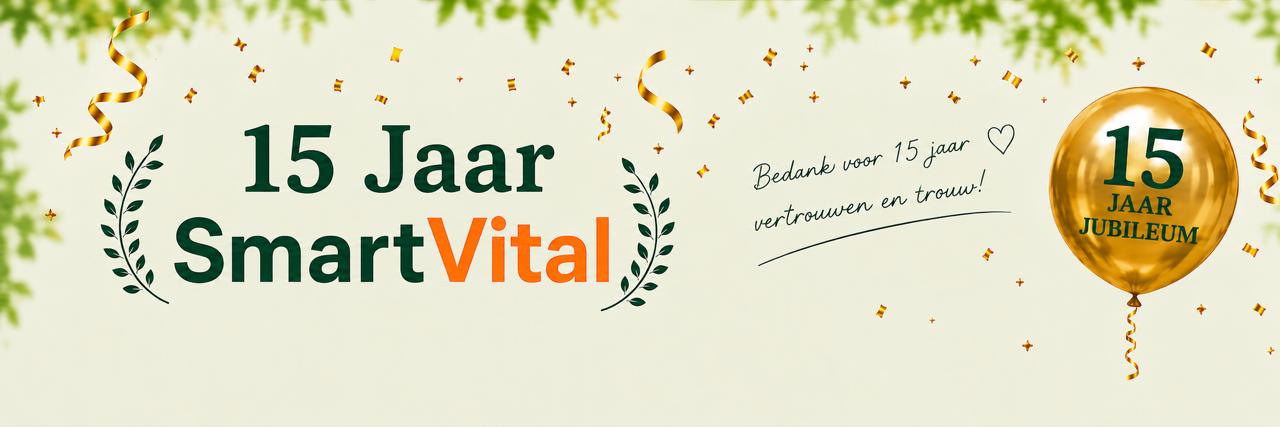 15 Jaar SmartVital — ontdek de jubileumactie